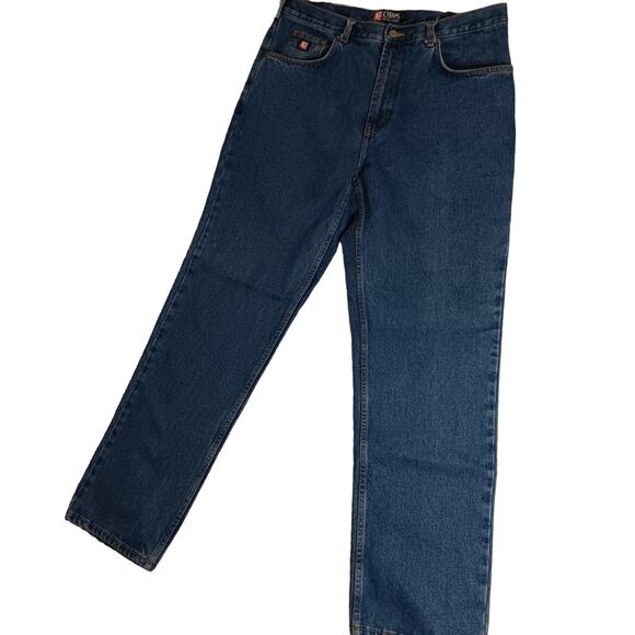 Ralph Lauren Chaps Vintage Jeans 36X34 Blue Loose Fit Straight Leg Street Skate - Picture 4 of 16